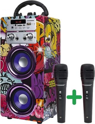 Cassa Bluetooth portatile Karaoke