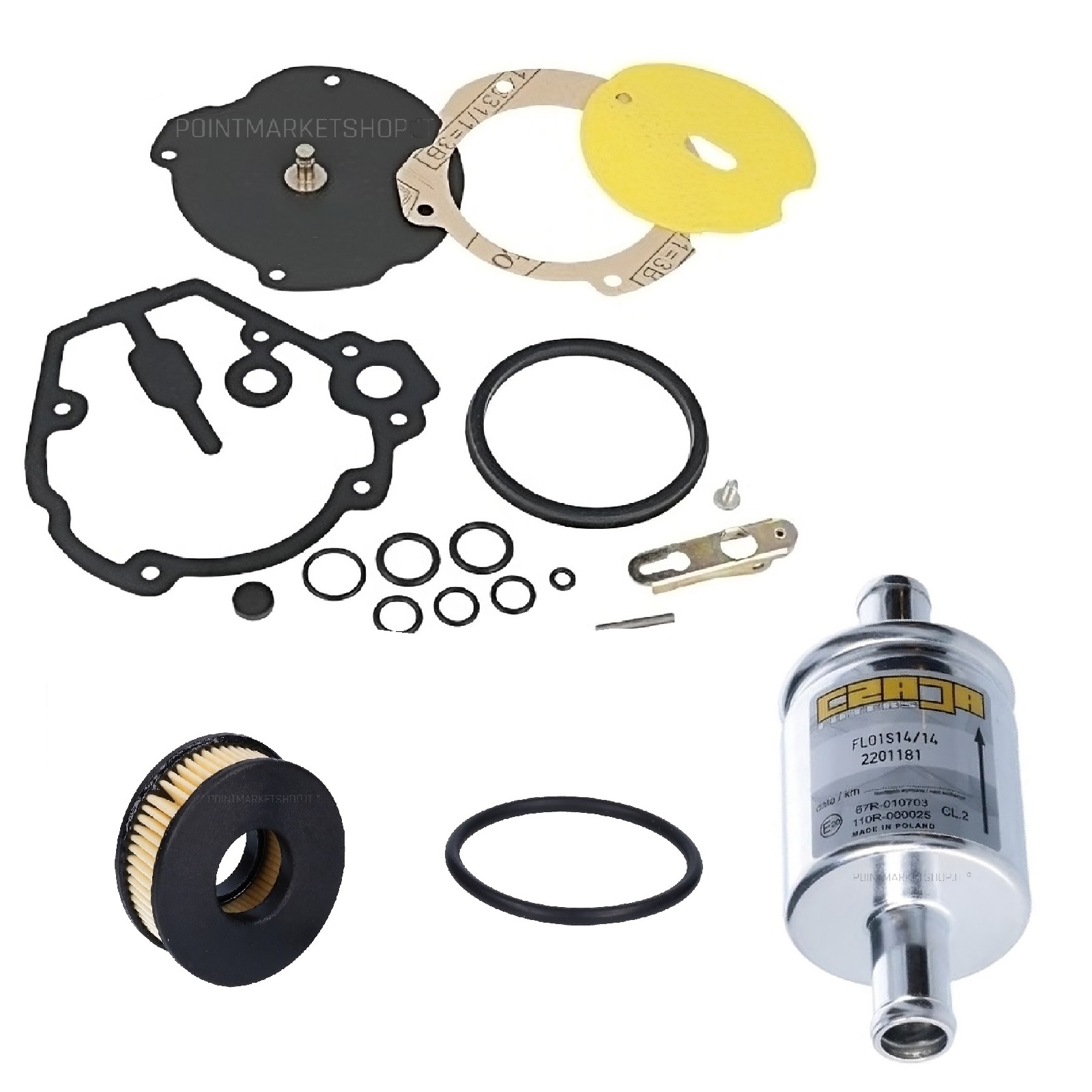 TAGLIANDO GPL COMPLETO LANDI RENZO LI02 MEMBRANE FILTRO POLMONE LI02 - Foto 6