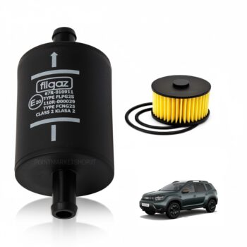FILTRO GPL FILGAZ E FILTRO FASE LIQUIDA LI10 LI18 DACIA DUSTER
